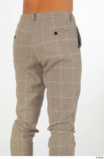 Nathaniel buttock casual checkered skinny trousers dressed thigh 0004.jpg